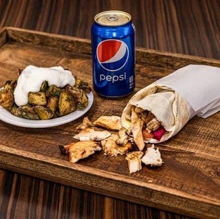 Trio de pita shawarma (Boeuf) / Shawarma Pita Trio (beef)