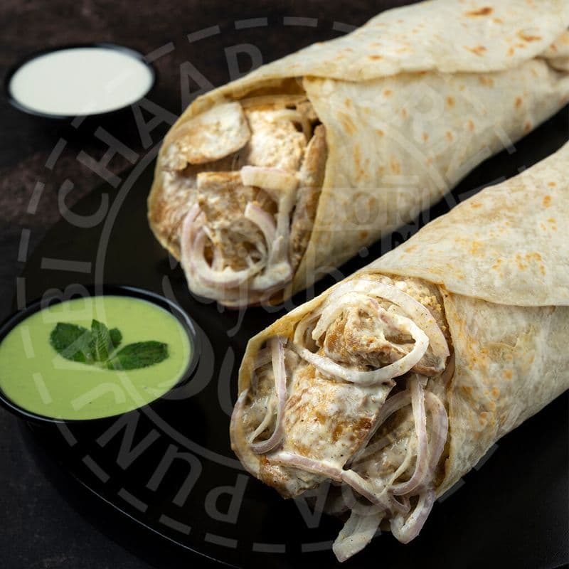 Malai Chaap Wrap