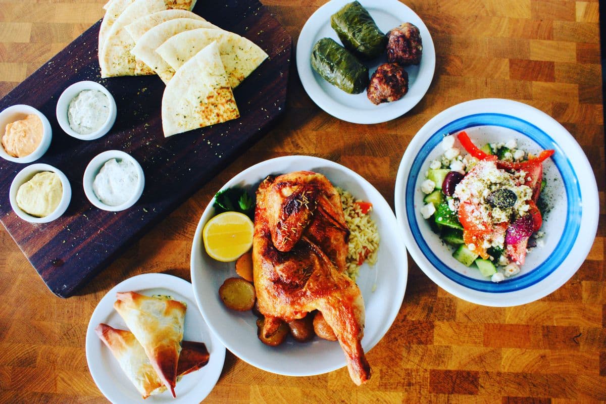Roast Chicken Meze for 2