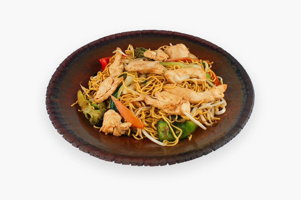 1002. Single Protein & Vegetables Chow Mein (Mi Xao 1 Loại)