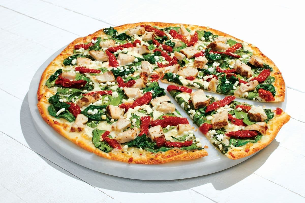 Herb Chicken Mediterranean Pizza