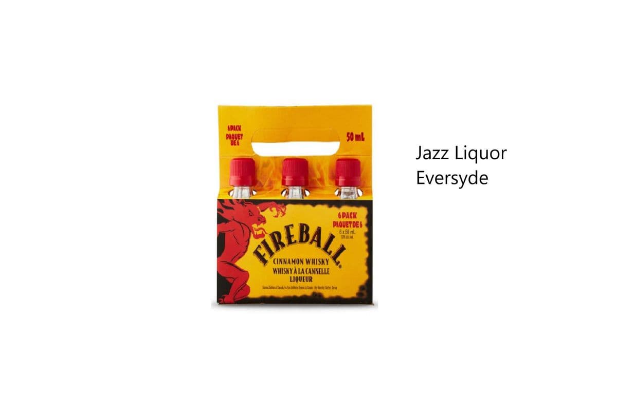 FIREBALL 6 MINI BOTTLES (1 x 6X50ML)