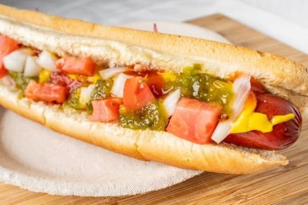 Foot Long Hot Dog