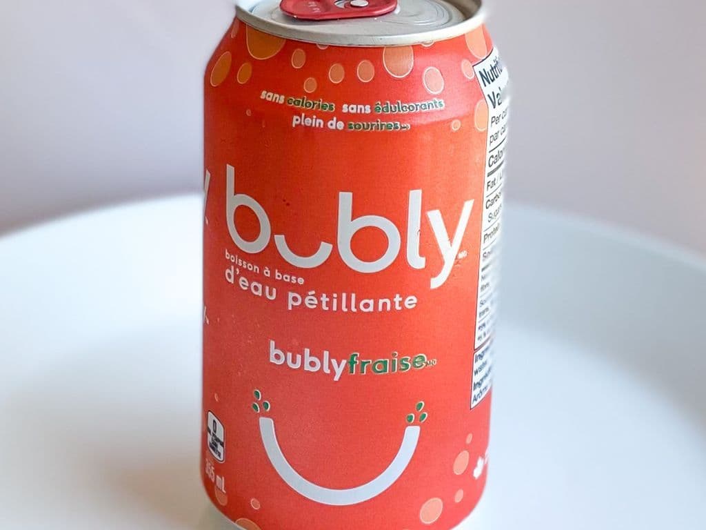 Strawberry Bubly Sparkling Soda