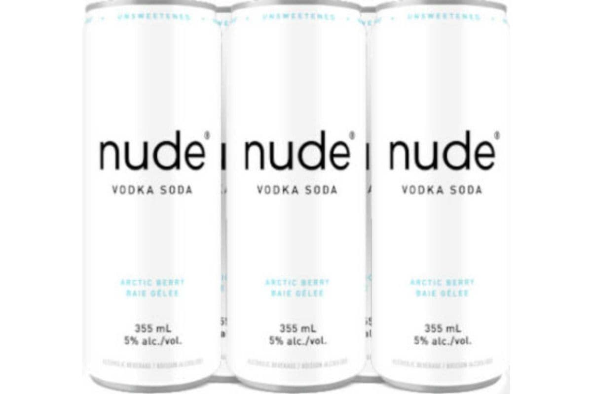 Nude Vodka Soda Arctic Berry (6 x 355ML Cans)