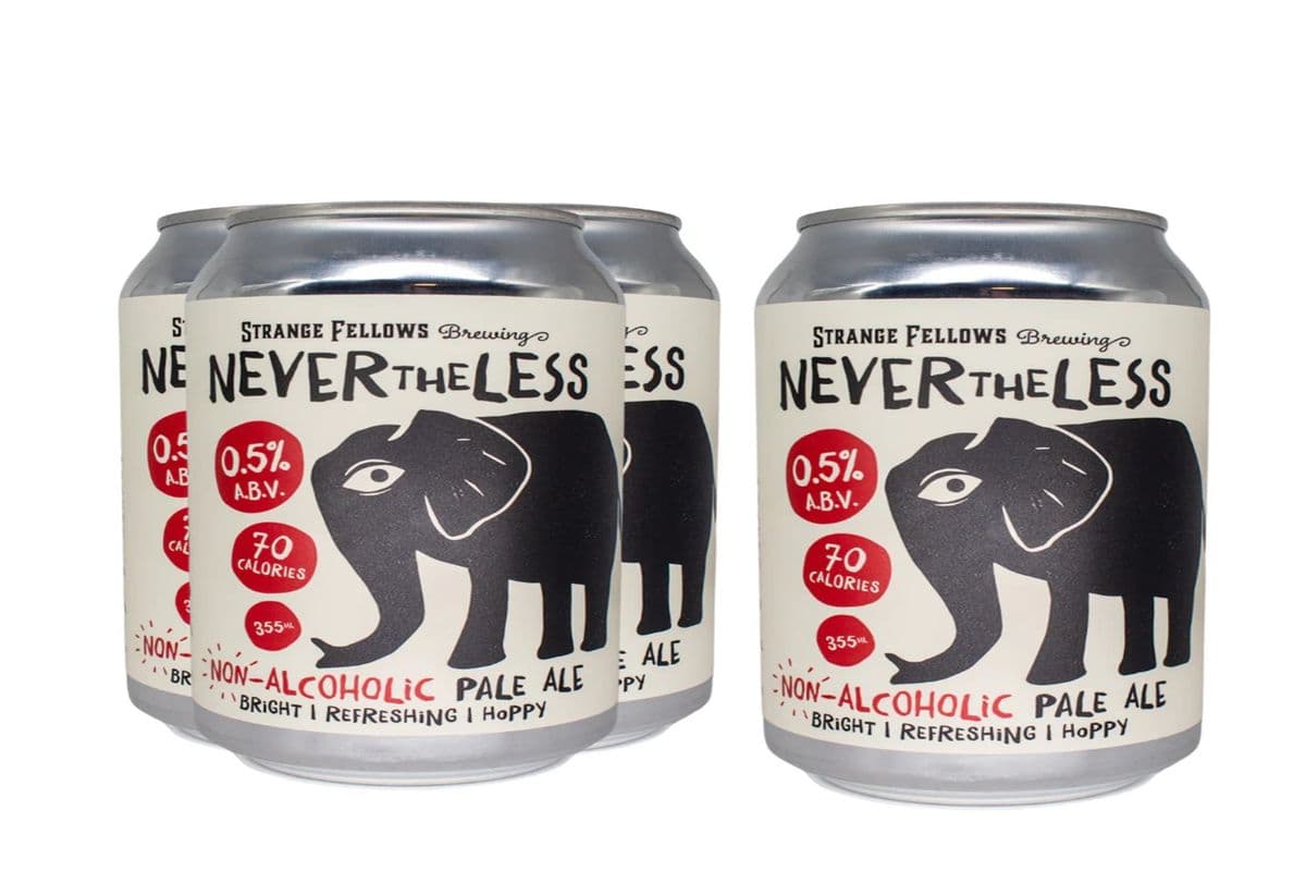 Strange Fellows Nevertheless Pale Ale Non-Alc (4 x 355ML)
