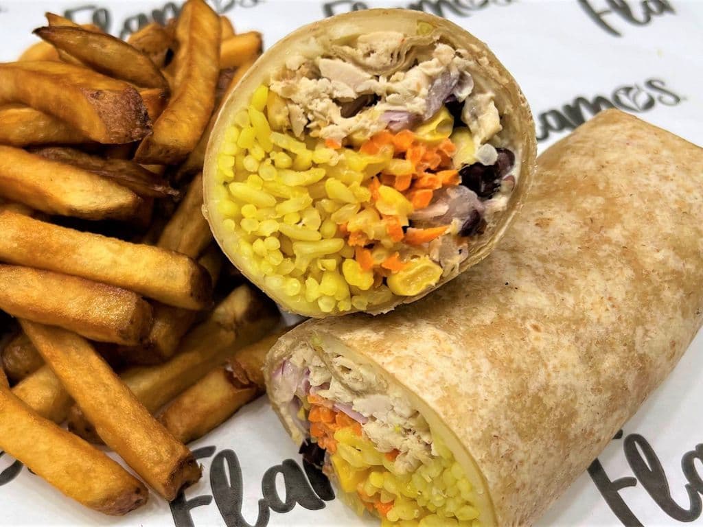PULLED CHICKEN WRAP MEAL