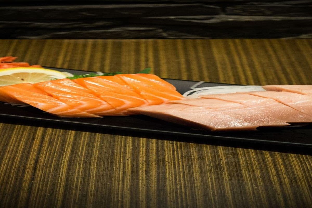 Tuna and Salmon Sashimi