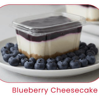 Blueberry Cheese Cake / Gâteau au fromage aux myrtilles