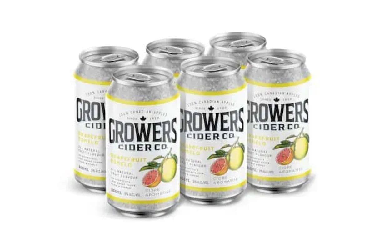 Growers Grapefruit Pomelo Cider (6 x 355ml Cans)