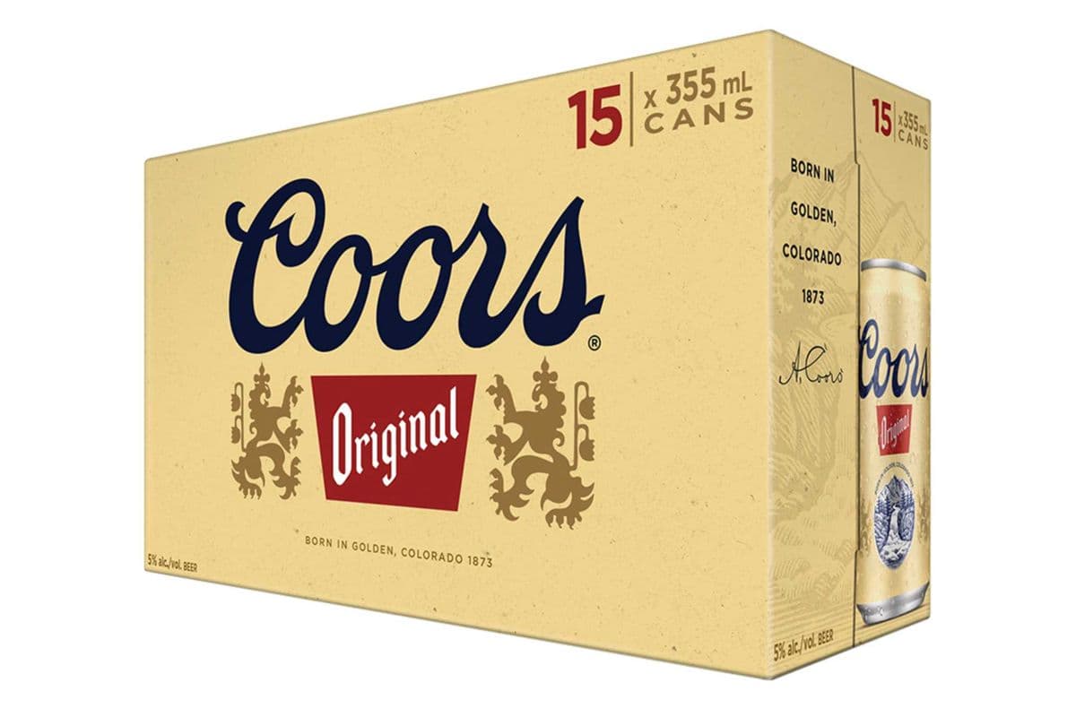 Coors Original 15 (15 x 355 ml cans)