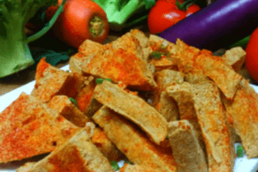 Deep-Fried Tofu with Spicy Salt 椒盐豆腐
