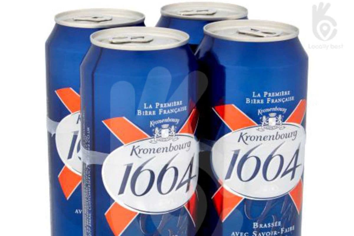 KRONENBOURG 1664 LAGER 4X500ML (1 x 4x500 ml cans)
