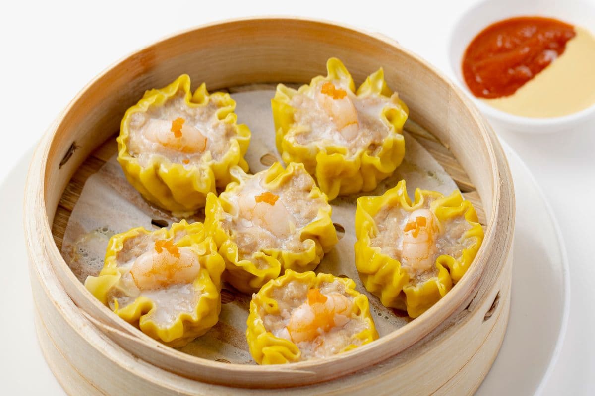 003. Shrimp and Chicken Shao Mai (6 pcs) 蝦肉燒賣