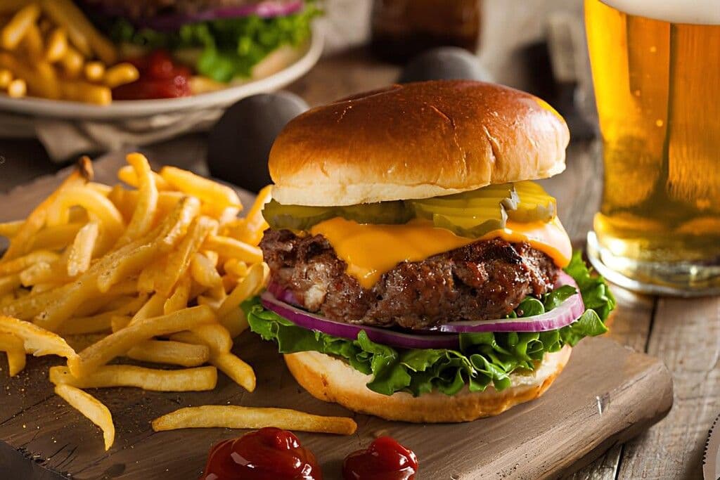 Cheeseburger Classique & Frites