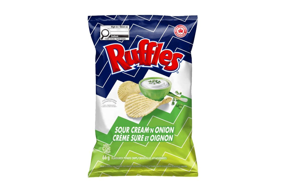 Ruffles Sour Cream and Onion (66g) 77828
