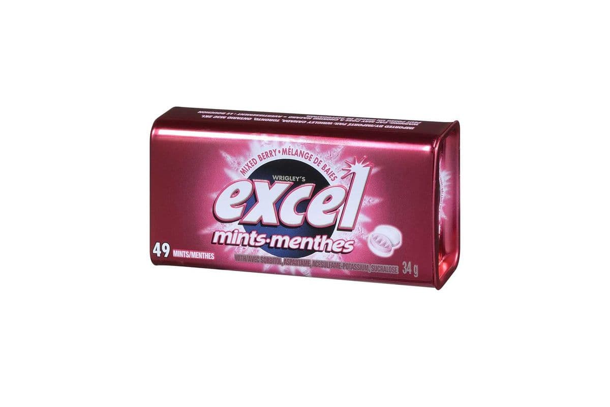 Excel Tin Mixed Berry 34g