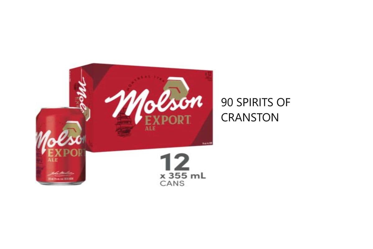 MOLSON EXPORT ALE 12 CANS (1 x 12x355ML)