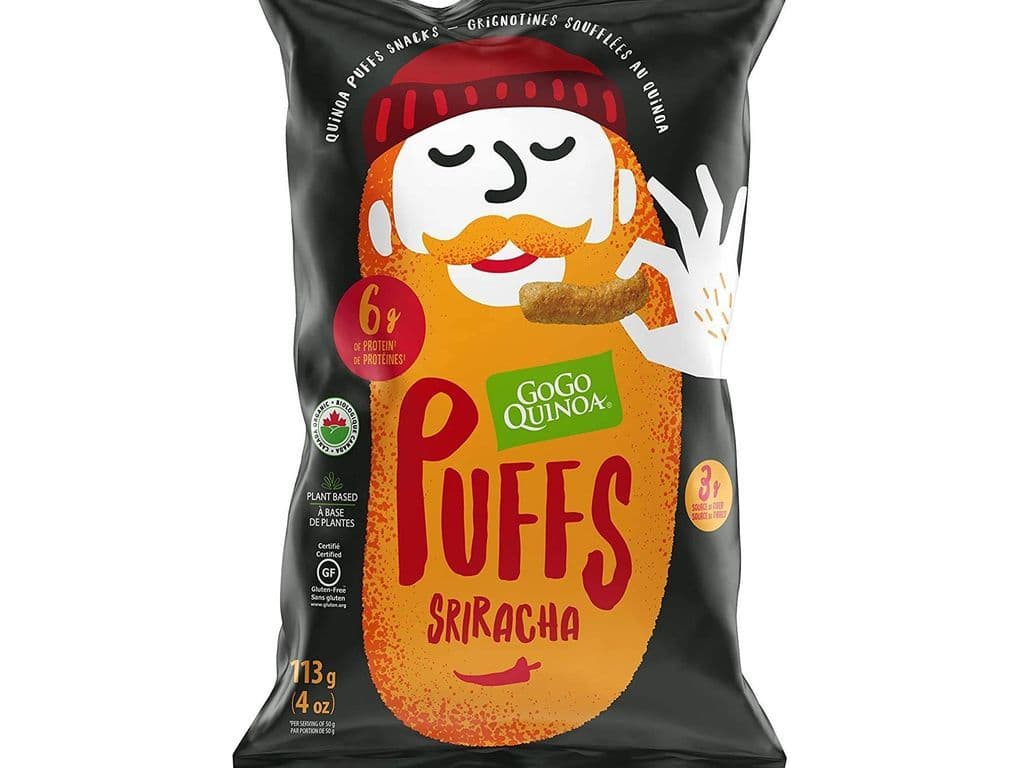 GOGO QUINOA ORG SRIRACHA PUFFS 113G