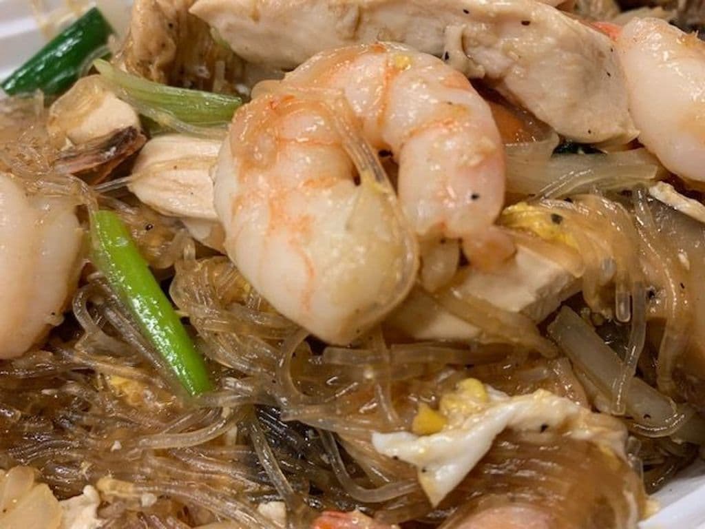 Stir Fried Glass Noodle My Tha