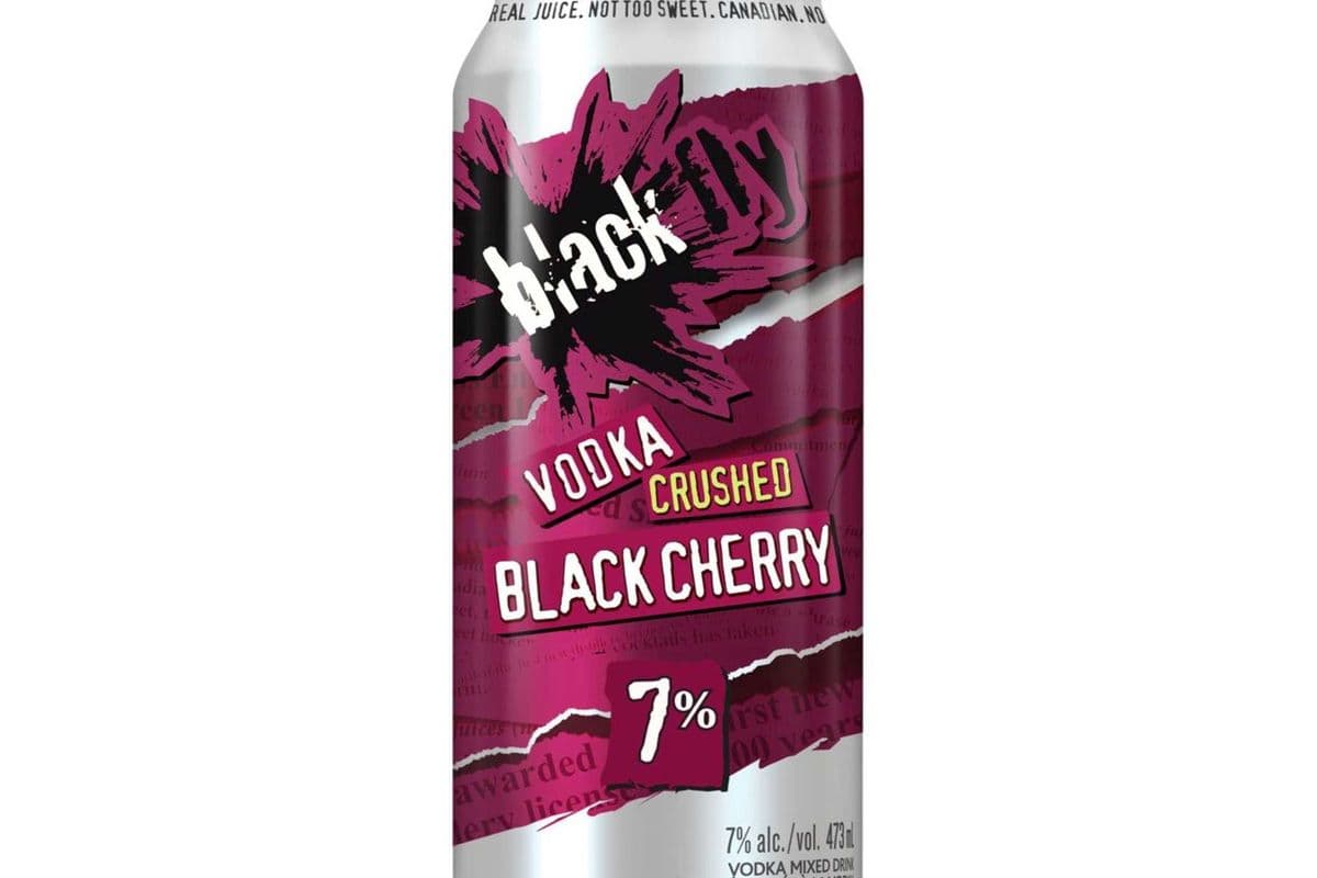 Black Fly Vodka Crushed - Black Cherry 473ml (1 x 473ml)