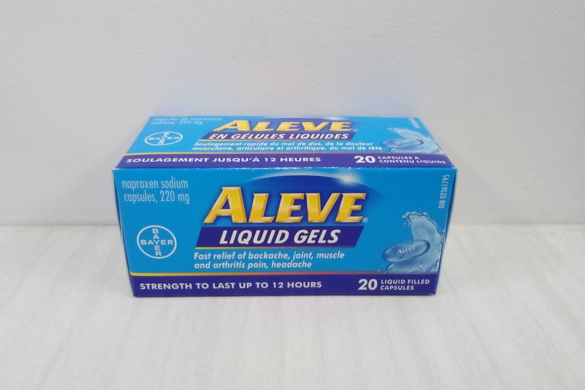 Aleve Naproxen Sodium Liquid Gels (20caps)