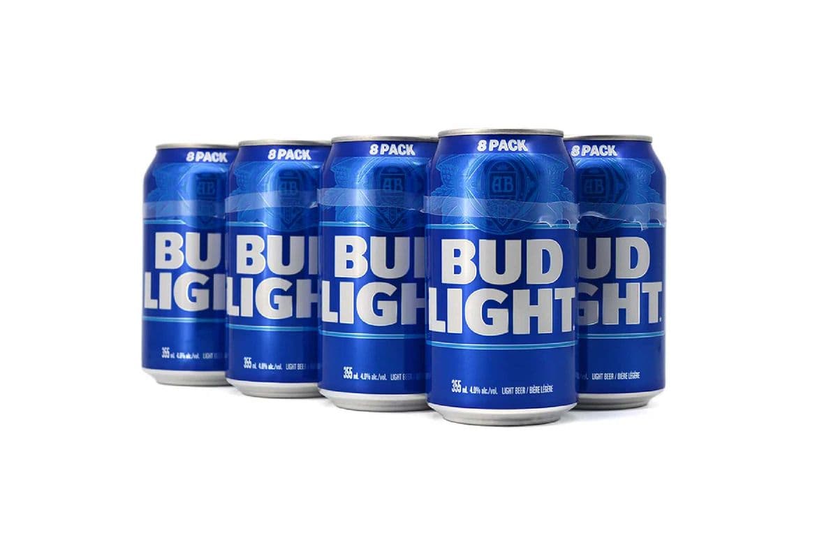 Bud Light (8 Pack Cans) (8 x 355 ml Cans)