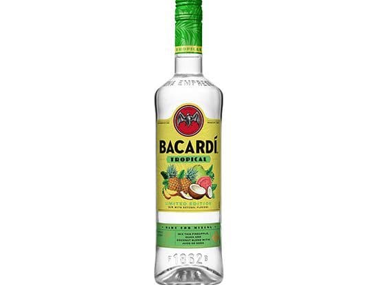 Bacardi Tropical, 750mL bottle (35.00% ABV)