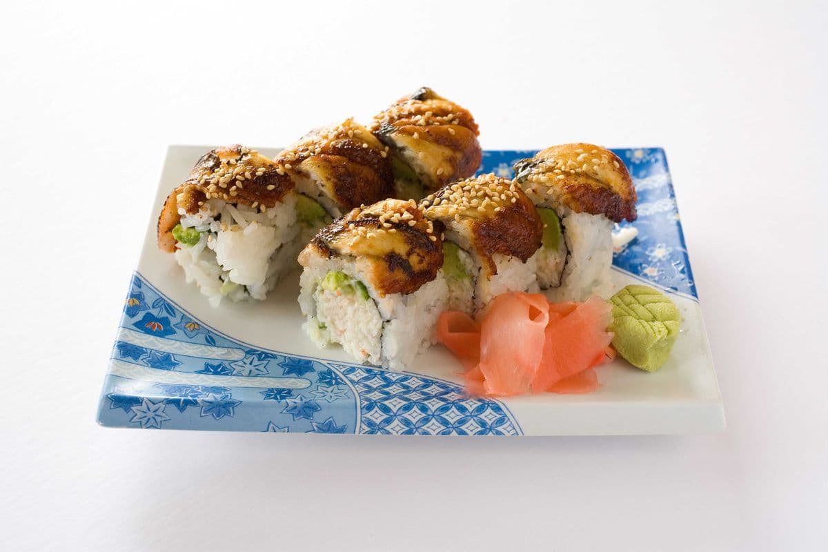 Dragon Roll (Unagi On Top Of California)