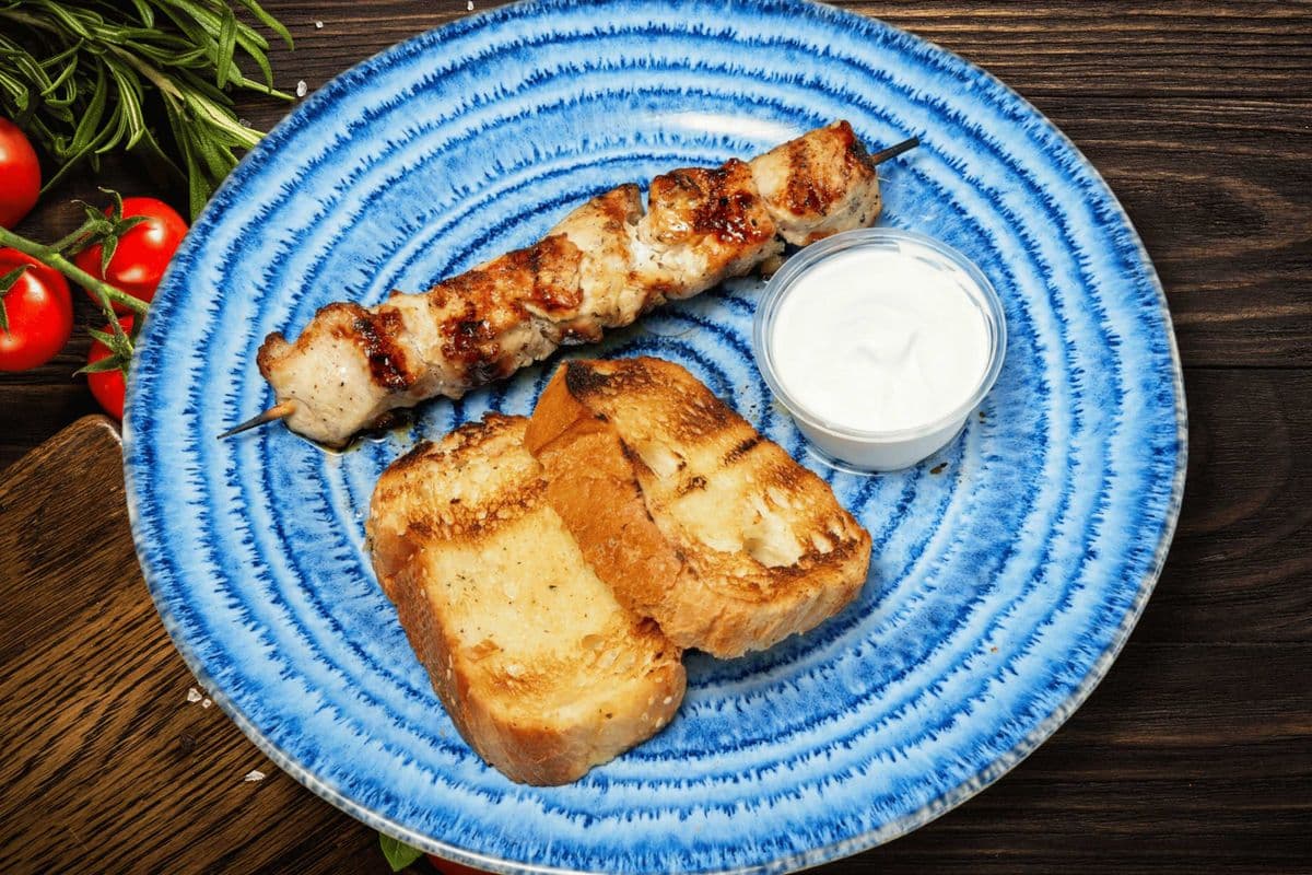 Chicken Souvlaki on a Stick