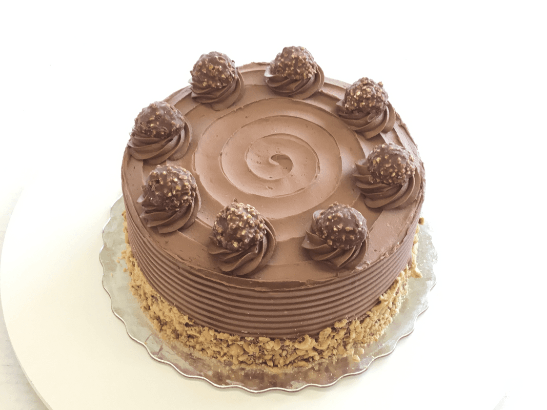 8" Ferrero Rocher Cake