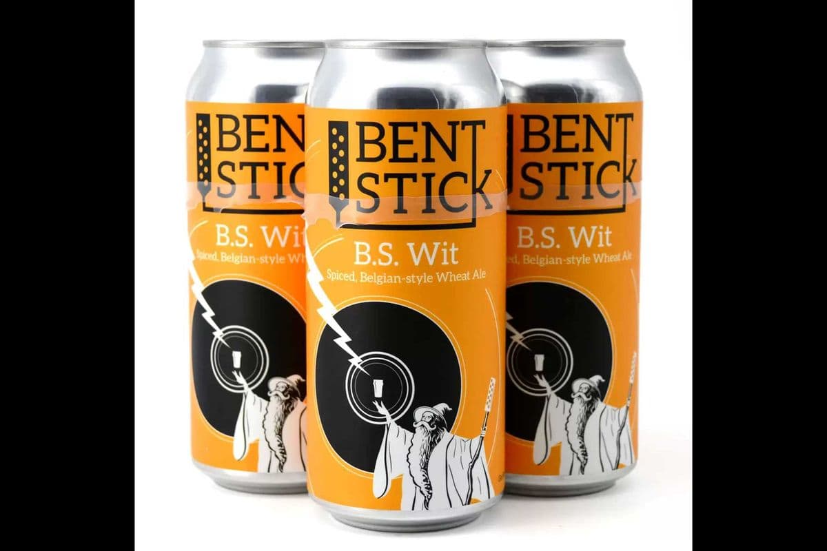 BENT STICK B.S. WIT BELGIAN STYLE WHEAT ALE (4 x 473ML CANS) (4 x 473ML)