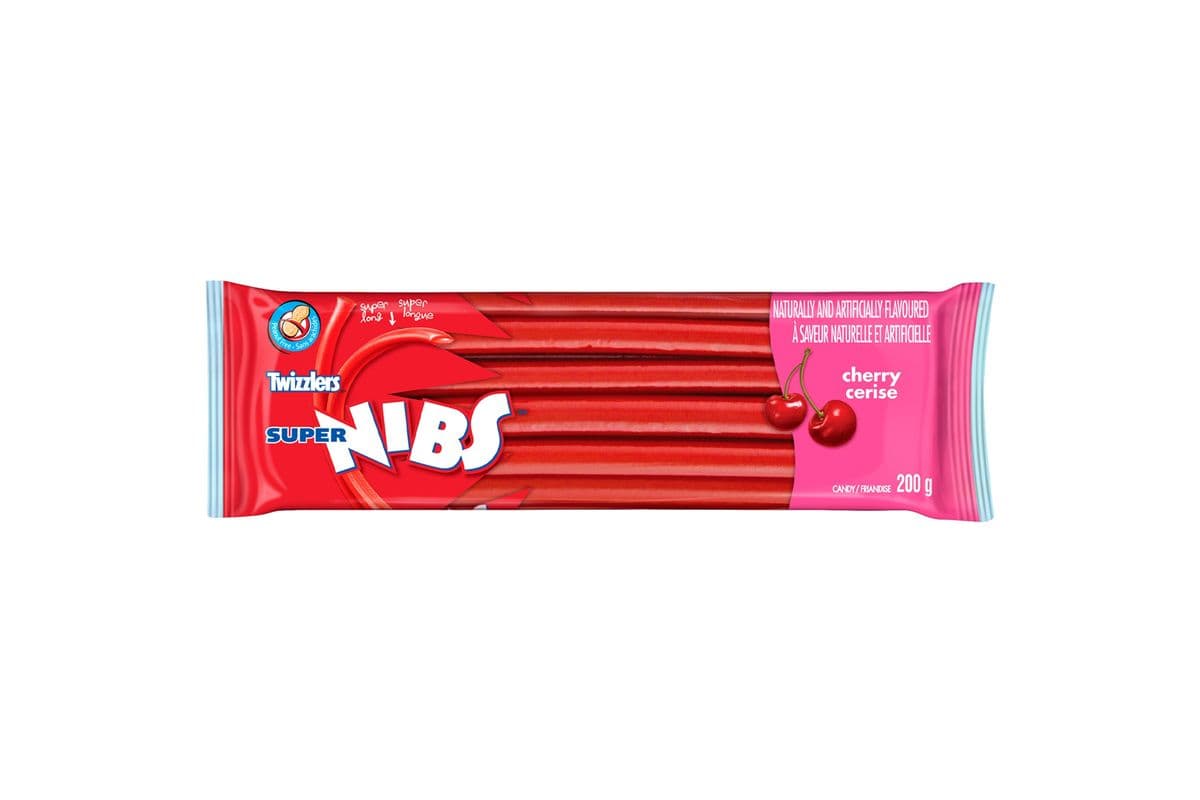 Twizzlers Super nibs cerise (200g) 77210 / Twizzlers Super Cherry Nibs (200g) 77210