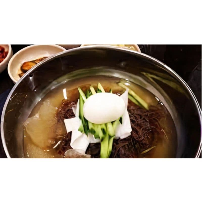 35. Cold Wheat and Buckwheat Noodles in Beef Broth