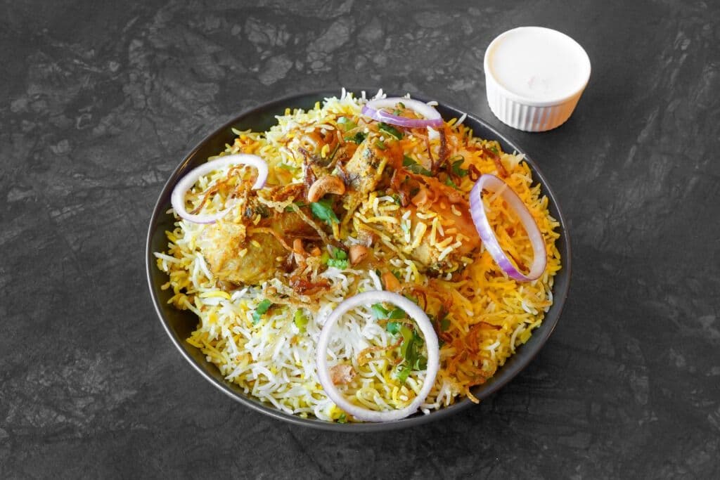 Hyderabadi Chicken Dum Biryani