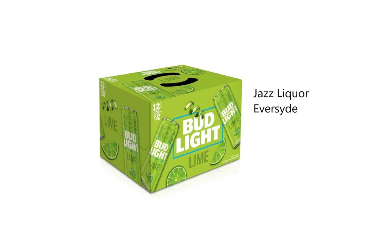 BUD LIGHT LIME CANS (1 x 12×355ML)