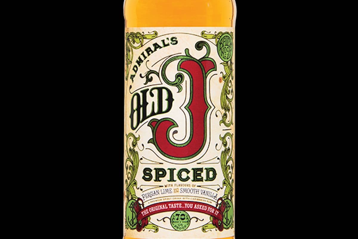 ADMIRAL'S OLD J SPICED RUM 750ml (1 x 750ml)