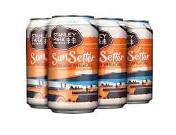 Stanley Park - Sunsetter Peach Wheat Ale *$3 OFF!* (6 x 355 ml)