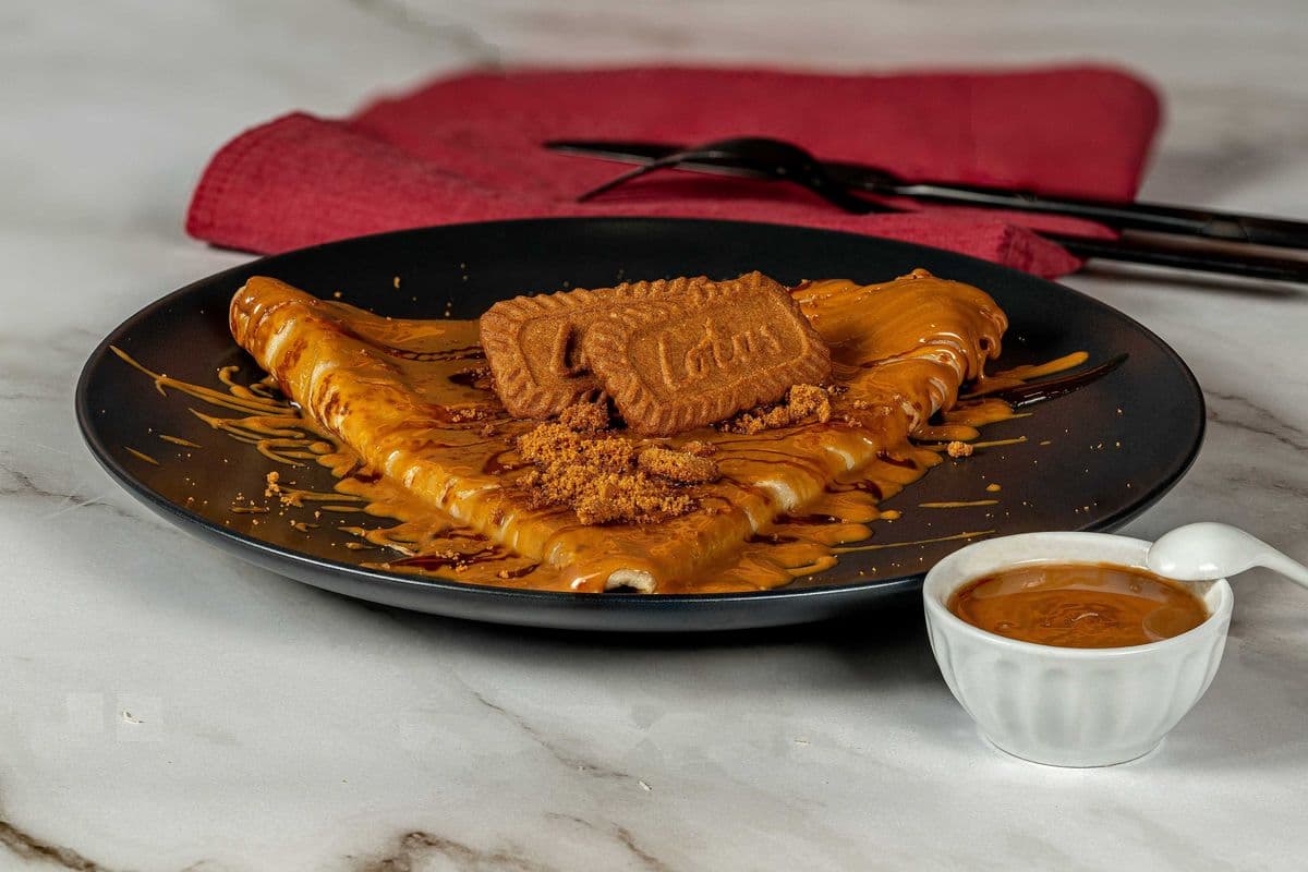 Lotus Caramel Crepe