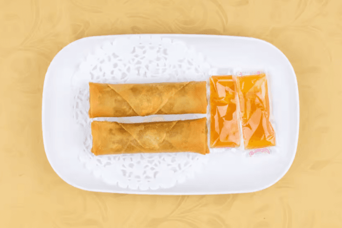 3. Deep-Fried Spring Rolls (2 pcs)