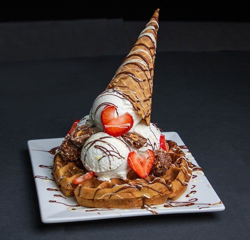 Snowman Waffle