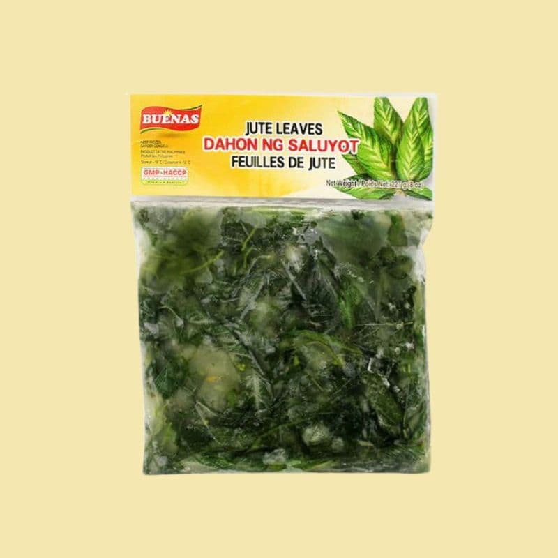 Jute Leaves (Dahon ng Saluyot) 8oz - Buenas