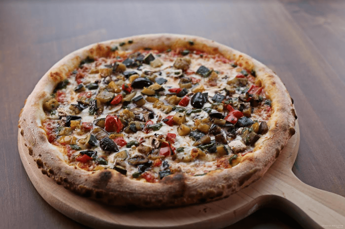 16" Pizza végétarienne / 16" Vegetarian Pizza