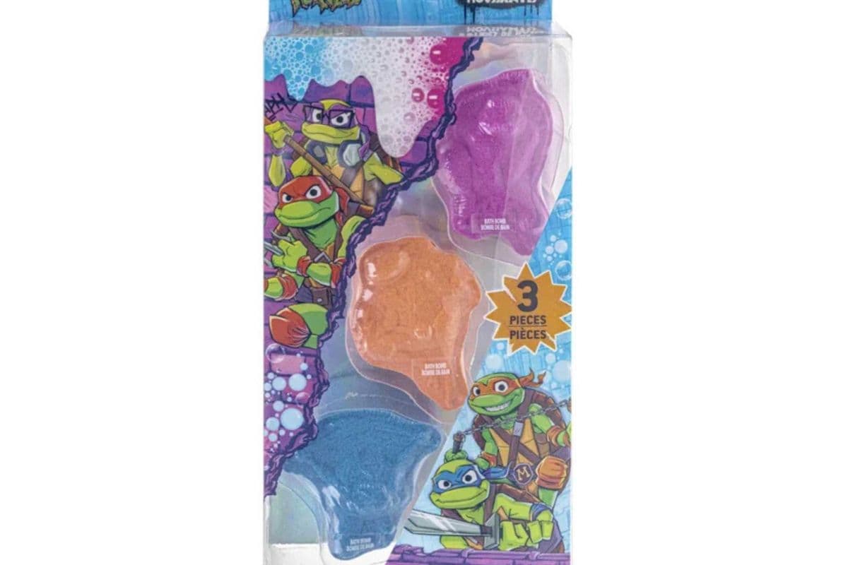 Nickelodeon Teenage Mutant Ninja Turtles 3pk Bubbling Bath Bombs
