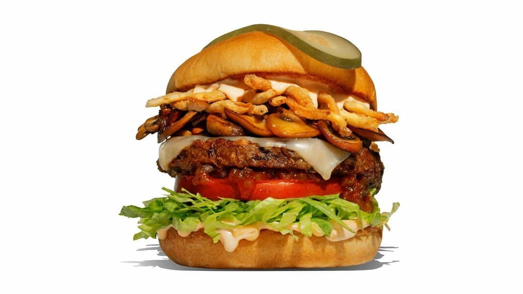 Mushroom Veggie Burger