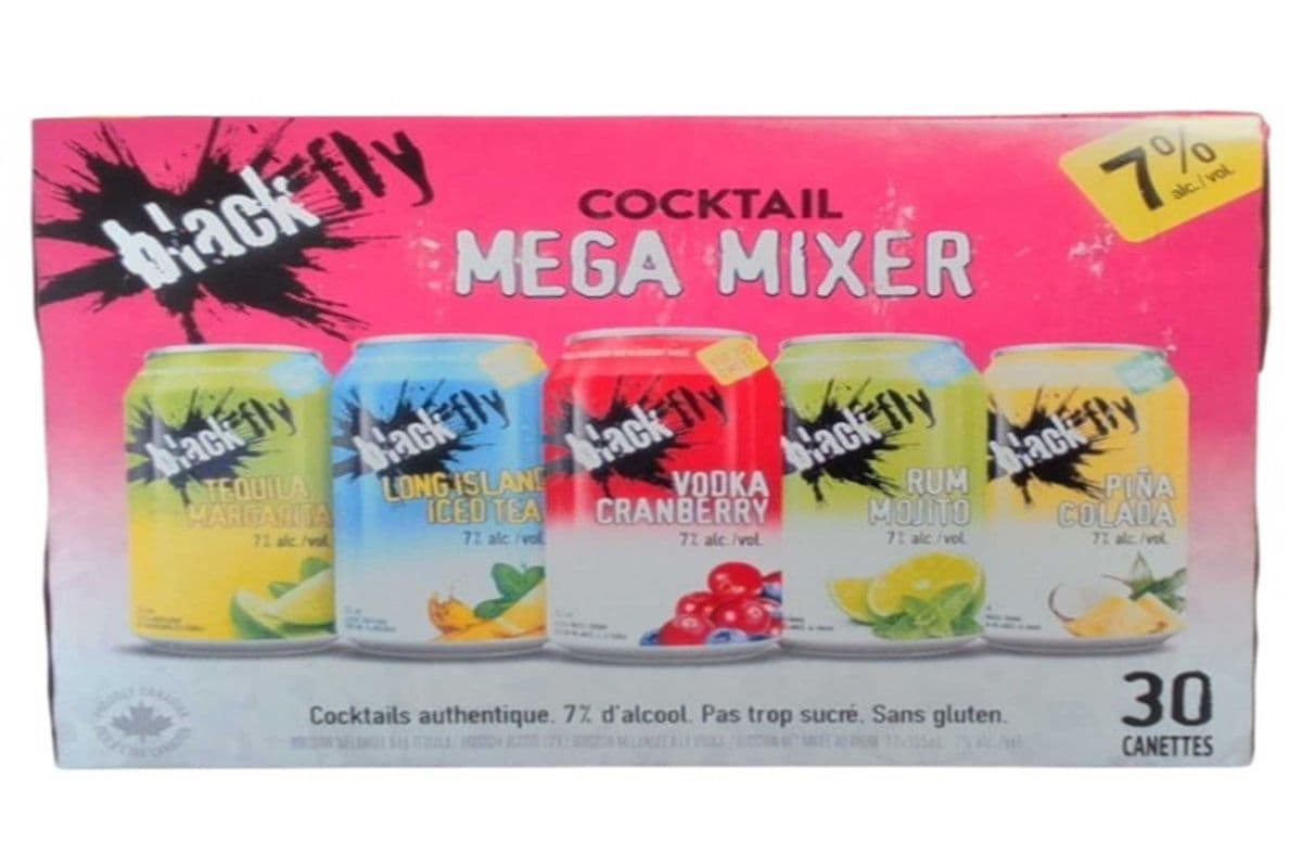 BLACK FLY COCKTAIL MEGA MIXER PACK 30 CANS (30 x 355 ML)