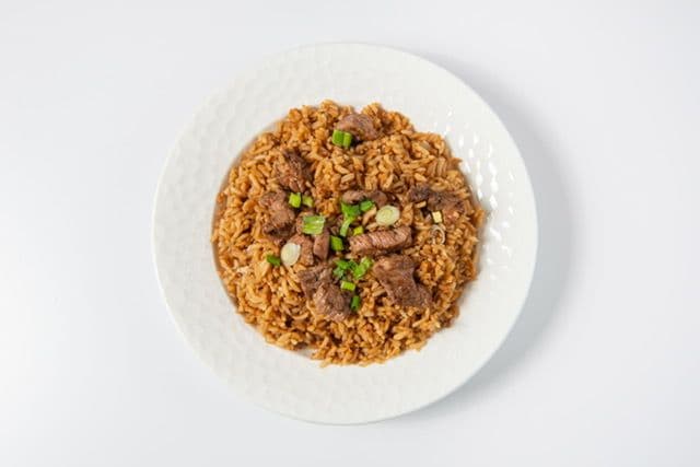 Riz au boeuf