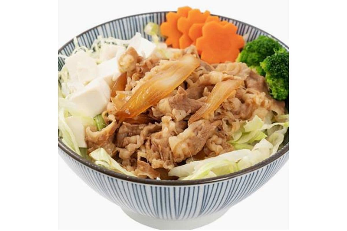 G7. Gyudon on Tofu and Lettuce