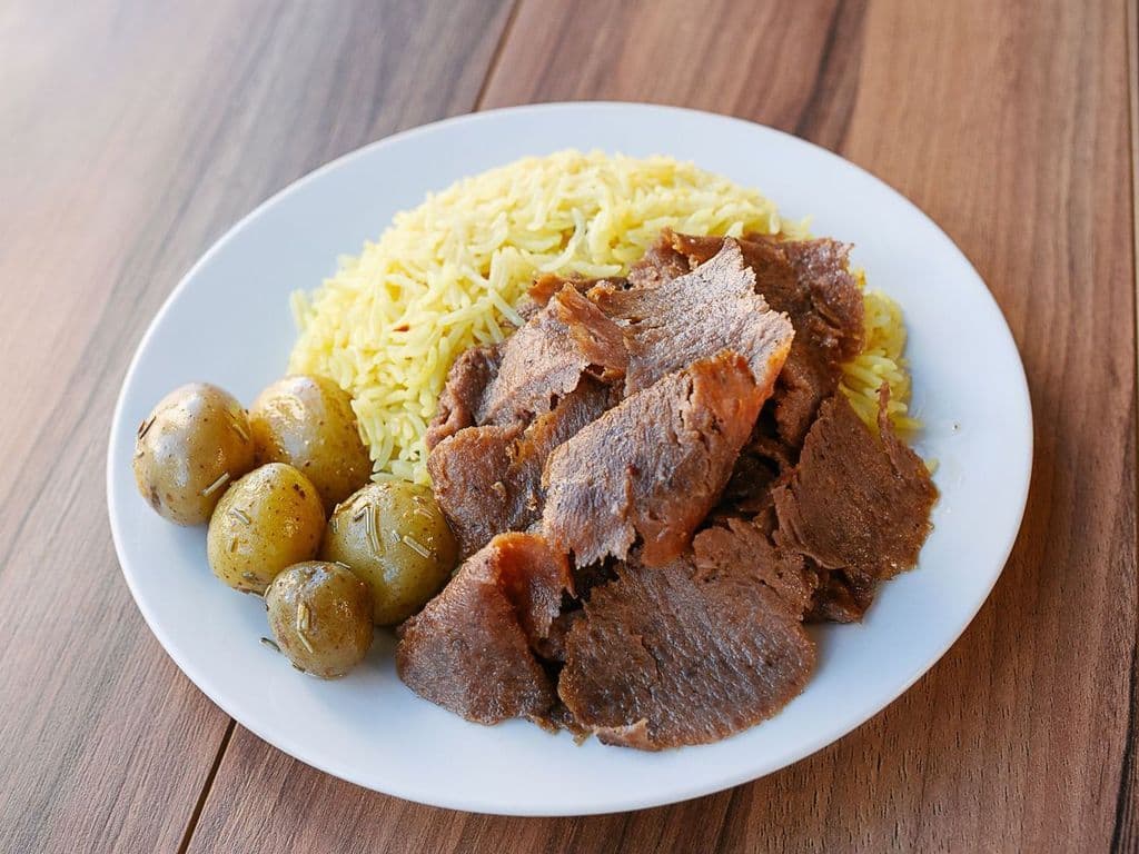 Lamb Donair Rice Plate