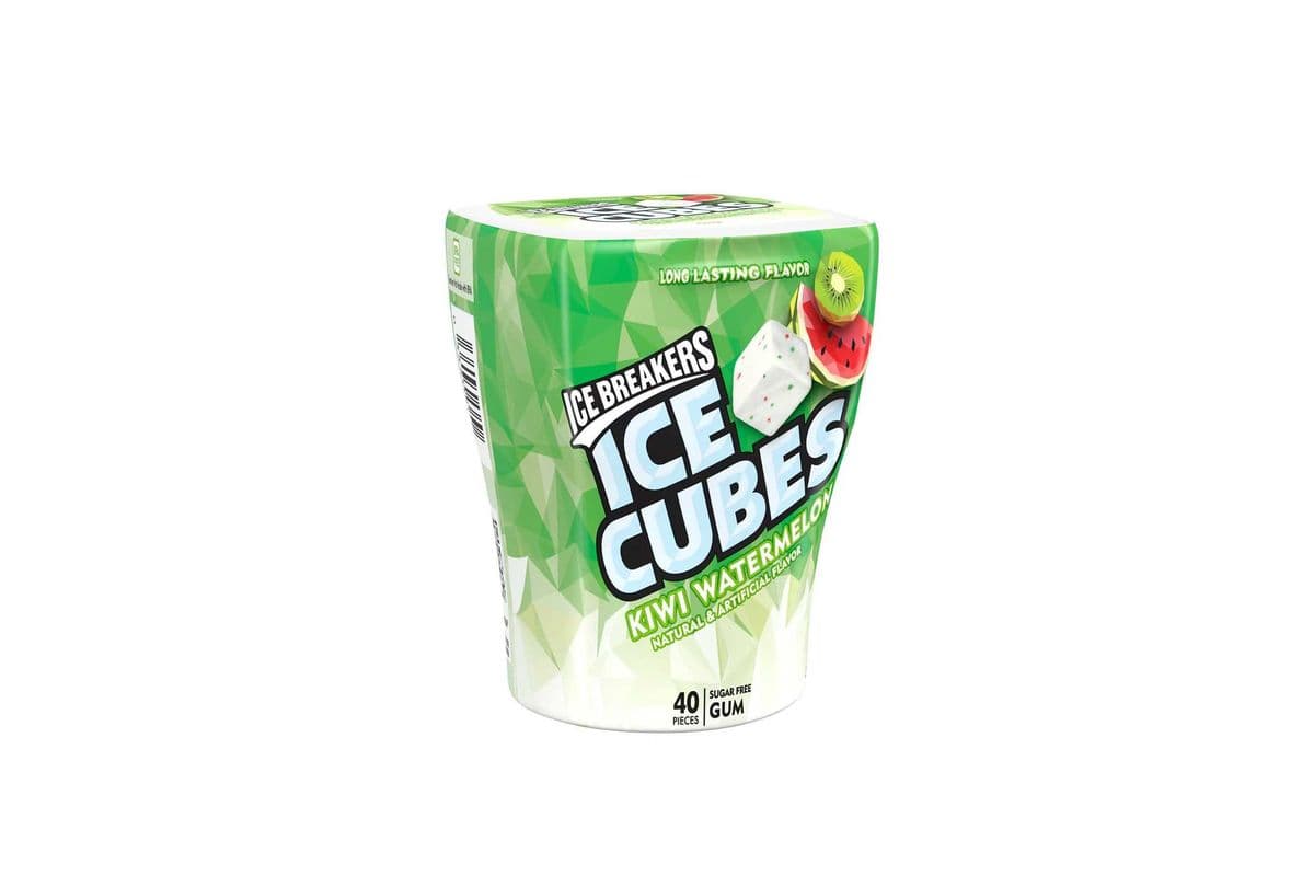 Ice Breakers Ice Cubes Kiwi Watermelon Btl 40pcs-US
